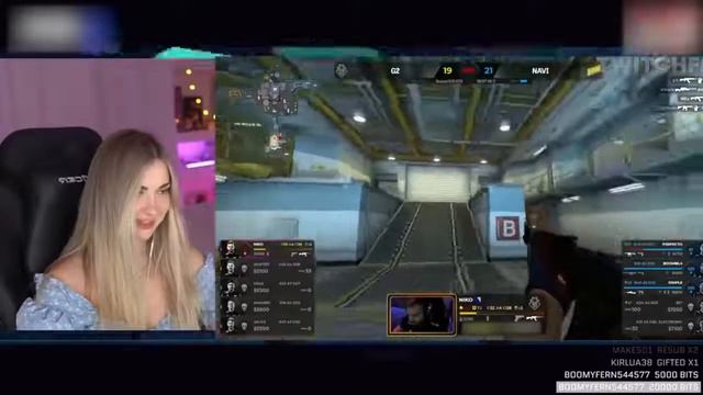 Аринян смотрит победу Симпла и очень рада ведь стала багаче 😍)