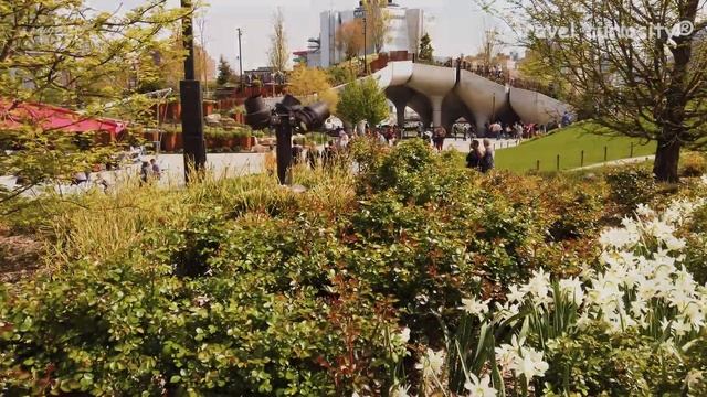 Маленький остров - новый парк на Манхеттене, Нью Йорк\ Little Island park, New York смотреть онлайн