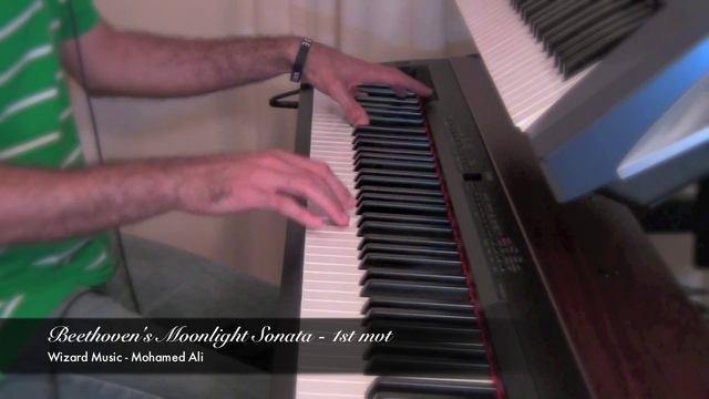 Dark version of Beethoven's Moonlight Sonata - 1st movement - Yamaha P155 смотреть онлайн