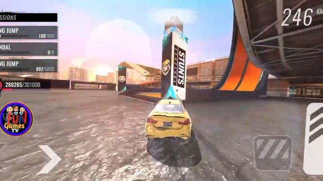 Action Factories Car Stunt Races: Mega Ramps Part 84 OffRoad Racing Gameplay Fun смотреть онлайн