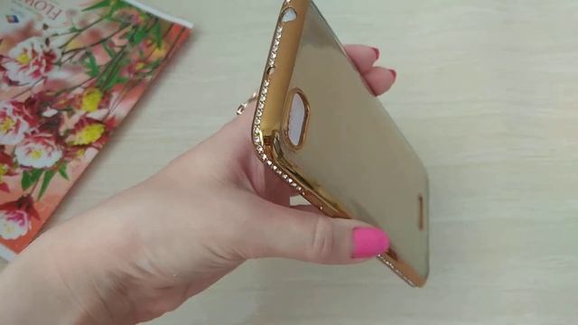 Чехол для xiaomi Redmi 6a Блестящий силиконовый золотистый смотреть онлайн