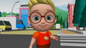 Как правильно переходить дорогу  Мульт песенка, развивающее видео для детей  Наш