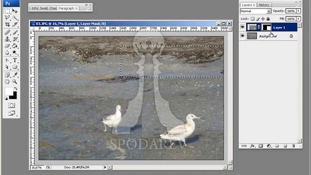 Add layer mask | Добавляем слой маску. Видео урок смотреть онлайн