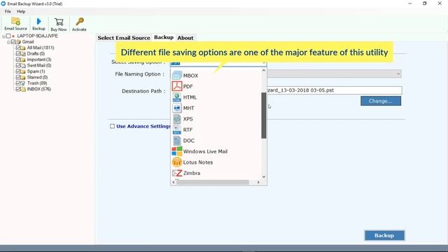 Email Backup Wizard - Download Cloud Emails, Web Server Mail or Email Services Backup to Local Driv смотреть онлайн