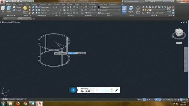 Crank shaft,Connecting rod,Piston assembly in Autocad смотреть онлайн