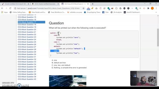 Java OCA I pushed back my exam What sources I use to study смотреть онлайн