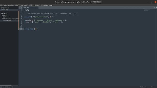 PHP 8 | array_map function смотреть онлайн