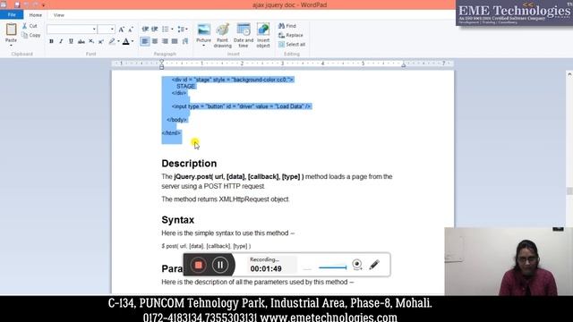 Ajax get script method with jQuery смотреть онлайн