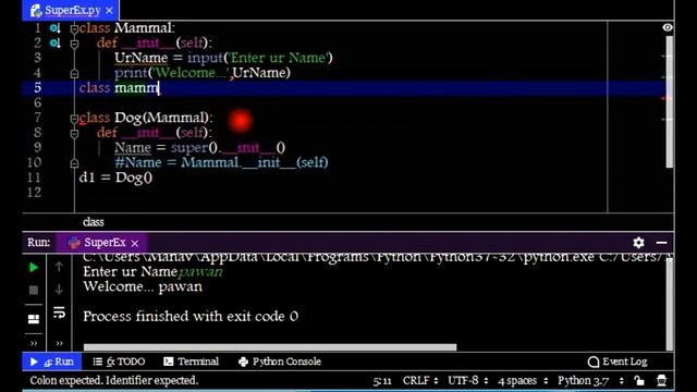 What is Super and Self in python Classes and Functions/Methods || CID смотреть онлайн