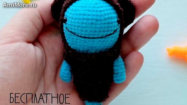 Амигуруми: схема Кит Улыбака. Игрушки вязаные крючком - Free crochet patterns. смотреть онлайн
