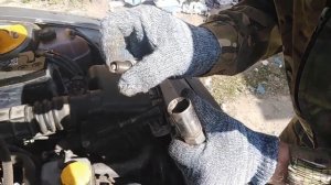 #Замена свечей зажигания на ВАЗ 1118 Лада калина своими руками