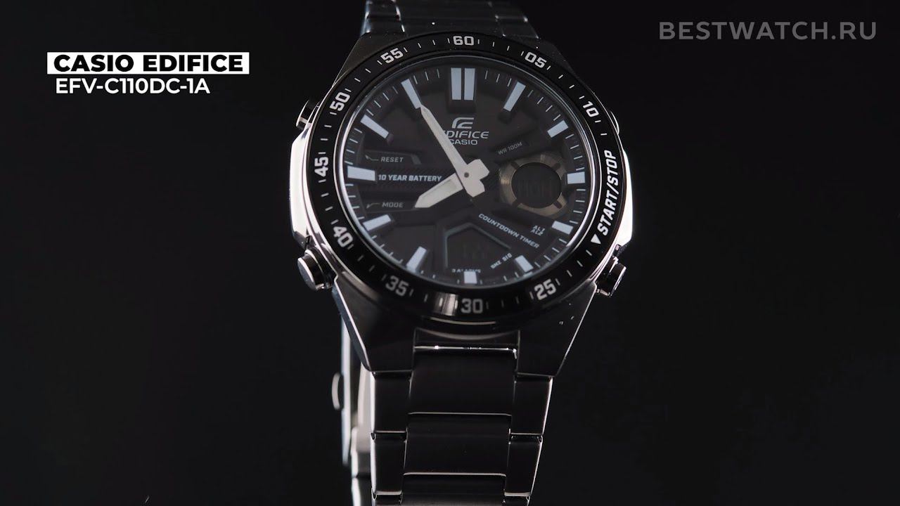 Обзор часы Casio Edifice EFV-C110 - купить на Bestwatch.ru