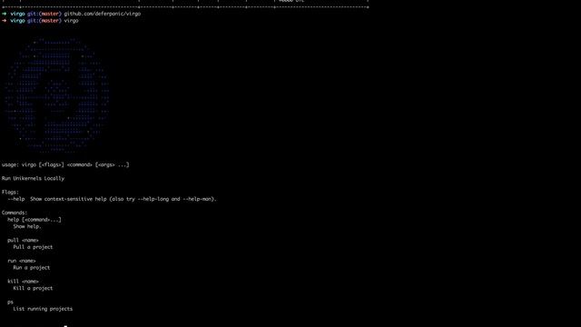 Here we preset Virgo - a demo for a docker like application to run unikernels locally on osx. смотреть онлайн
