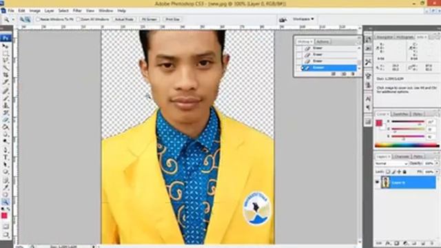 Tutorial mengganti background foto dengan adobe photoshop cs3 смотреть онлайн
