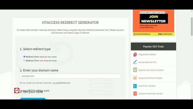 .Htaccess Redirect Generator Free Tool by SEO Tool Keg смотреть онлайн