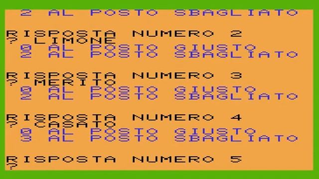 Le parole - Commodore VIC-20 смотреть онлайн