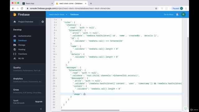Write Database Rules for App Data - Securing our App with Firebase Rules смотреть онлайн