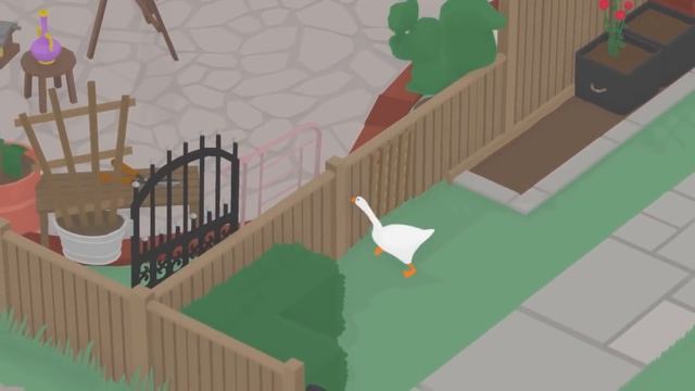 ГУСЬ ПРИШЕЛ С МОНЕТОЙ Володя в Не названнная игра про гуся | Untitled Goose Game | Гусь гейм смотреть онлайн