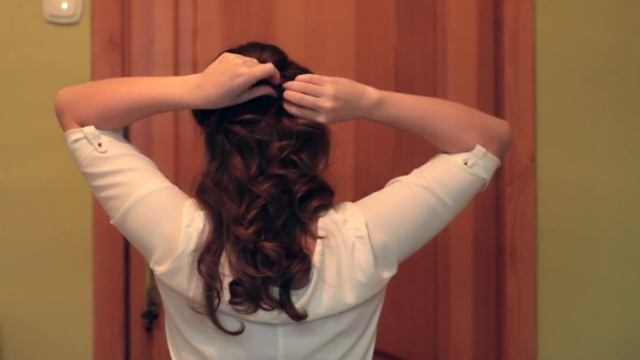 Прически на средние, длинные волосы за 5 минут на каждый день | Зачіска на середнє волосся смотреть онлайн