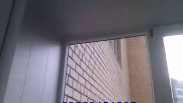 Отделка балконов.