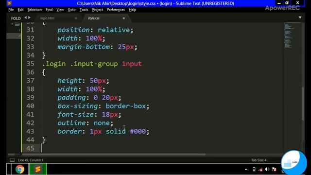 Login Form in HTML CSS | Floating placeholder using HTML and CSS. 2019 смотреть онлайн