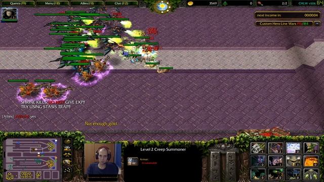 Warcraft 3 Custom Hero Line Wars 1.61c - Flying Necropolis 700.000 DAMAGE смотреть онлайн