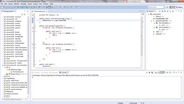 Java Multithreading - Synchronized смотреть онлайн