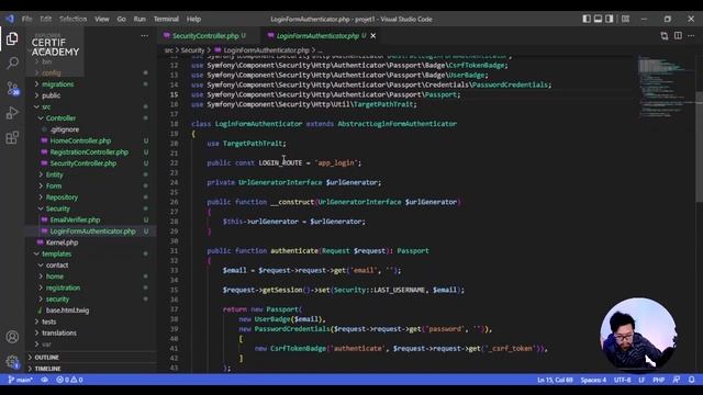 Faire une page de login avec Symfony ? смотреть онлайн
