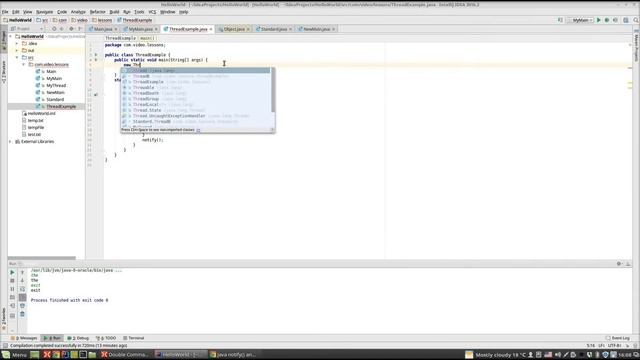 Урок по Java 74: Многопоточность 9: Wait and notify смотреть онлайн