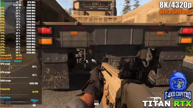 TITAN RTX 24GB PC Call of Duty : Warzone Battle Royale in 8K смотреть онлайн