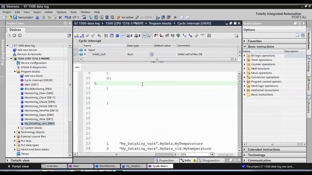 Trigger S7-1500 data logger with value change | SIEMENS TIA Portal | S7 data logging tutorial смотреть онлайн