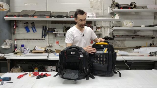 ОБЗОР Рюкзаков монтажника С-07 КВТ / ВР-07 IEK - СРАВНЕНИЕ / ИСПЫТАНИЯ смотреть онлайн