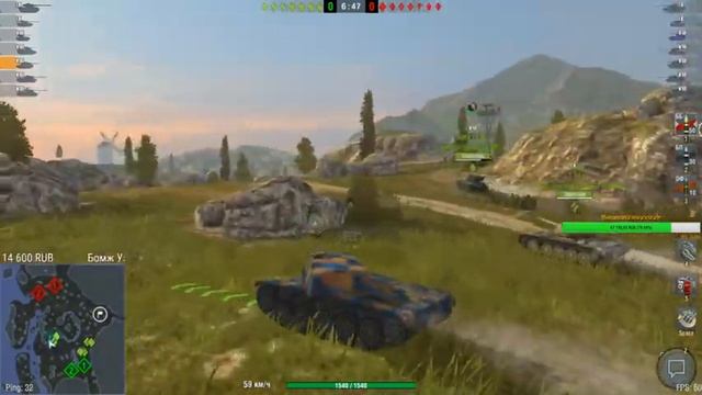 AMX CDC - максимальная концентрация и игра на урон, WoT Blitz смотреть онлайн