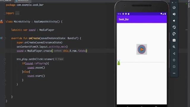 How to Make seek Bar смотреть онлайн