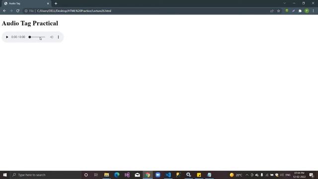 Lecture 26. Audio tag in HTML in Hindi | How to embed audio clip in HTML web form in Hindi смотреть онлайн