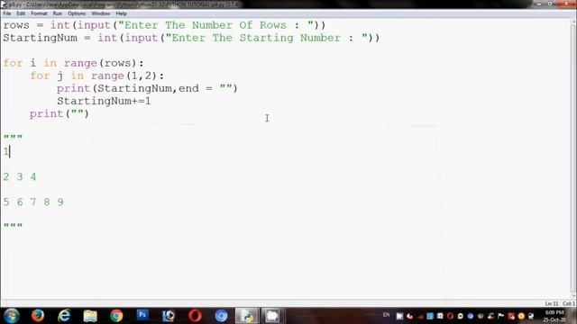 Python Program for Pyramid of Natural Numbers Less than 10 in Tamil|Python Pattern Programs in Tami смотреть онлайн