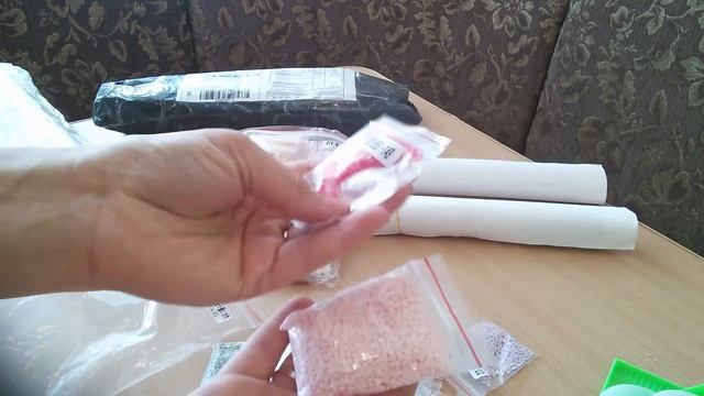 Две картины Посылка с Алиэкспресс Алмазная вышивка семейный оберег и амулет от зависливых людей смотреть онлайн