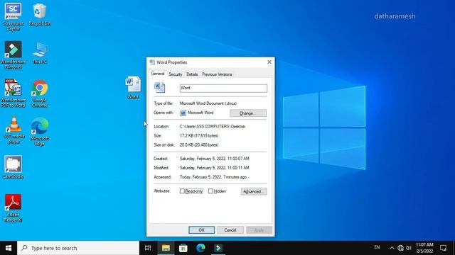 How to Open Properties Of Any File or Folder With Shortcut Key смотреть онлайн