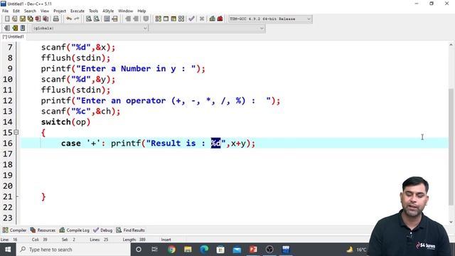 Menu Driven program using Switch case in C language | Arithmetic Binary Operator in C language смотреть онлайн