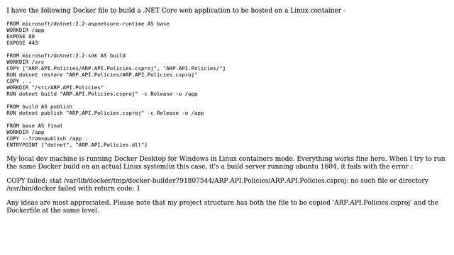 Issue with COPY command during building Docker Image (2 Solutions!!) смотреть онлайн