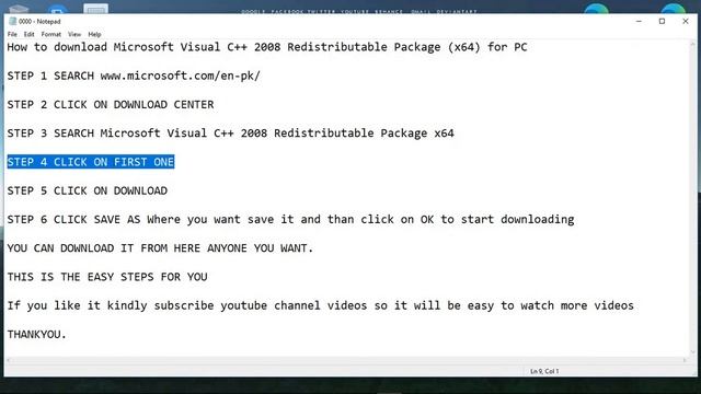 Microsoft Visual C++ 2008 Redistributable Package (x64) смотреть онлайн