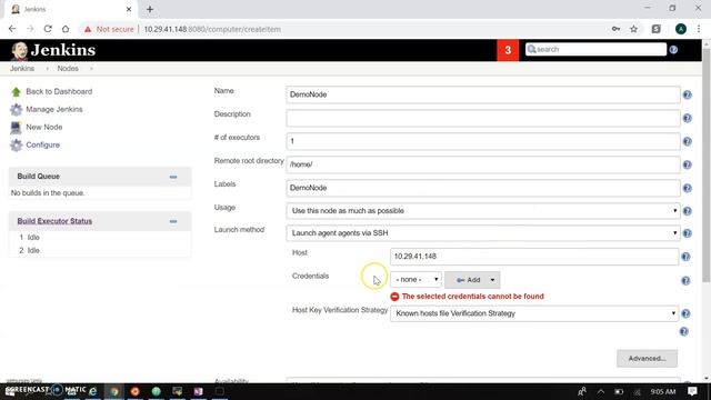 Jenkins node configuration | How to add slaves in Jenkins смотреть онлайн