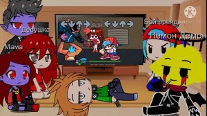 Реакция Fnf на Whitti mod perfect (Hard) /gacha life/