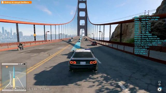 Watch_Dogs 2 - i3-530 - GT640 (1920x1080, 2560x1440, 1680x1050) смотреть онлайн