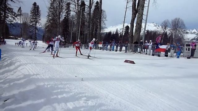 Скиатлон, мужчины, Красная Поляна 10.02.2014 смотреть онлайн