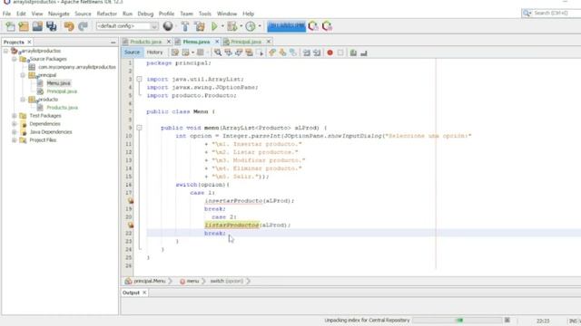 158. Collection List ArrayList CRUD CON OBJETOS PARTE 7 смотреть онлайн