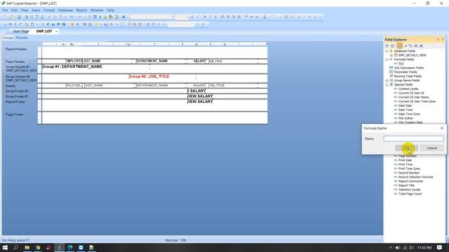How to Set GROUP wise Serial Numbers in Crystal Report | Muhammad Abdul Quium (V-146) смотреть онлайн