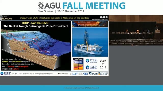 2017 Fall Meeting - U21C: The Asahiko Taira International Scientific Ocean Drilling Research Prize смотреть онлайн
