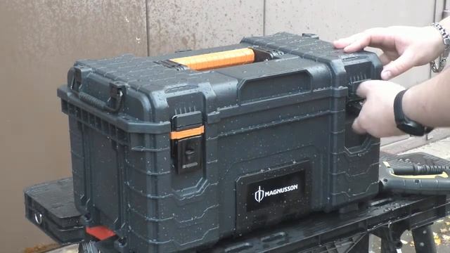 Ящик Органайзер Magnusson.Тестируем водой на герметизацию. смотреть онлайн
